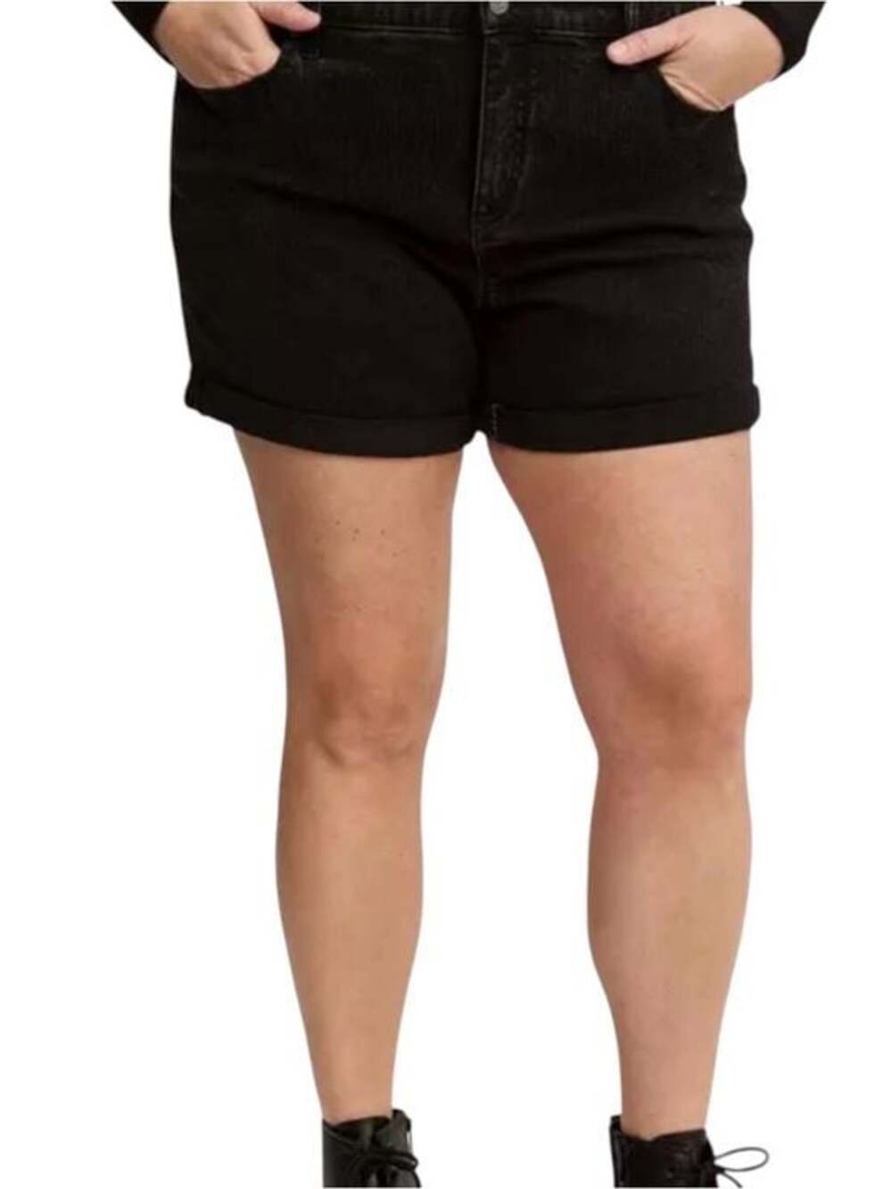 Torrid 5'' Perfect High-Rise Shorts in Black Size 20